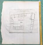 18e eeuw Amsterdam kopergravure Sint Joris Hof map, Ophalen of Verzenden