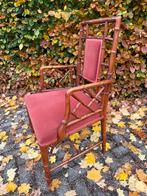 Faux Bamboo Chippendale Stoel - Sfeervol Design, Huis en Inrichting, Stoelen, Gebruikt, Bruin, Ophalen of Verzenden, Eén