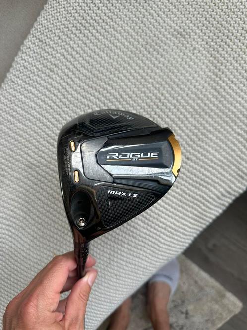 Linkshandige Callaway Rogue max LS driver, Sport en Fitness, Golf, Gebruikt, Club, Callaway, Ophalen