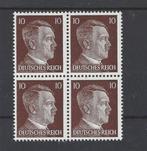 Historie Duitse Rijk, postzegels van Adolf Hitler, Verzamelen, Militaria | Tweede Wereldoorlog, Verzenden, Overige soorten, Duitsland
