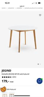 Ronde eettafel, Huis en Inrichting, 100 tot 150 cm, Rond, Ophalen of Verzenden, Zo goed als nieuw