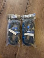 2 x Speakerkabel 2 x 1.5 mm2 10 meter en 15 meter, Ophalen of Verzenden, Nieuw, Speaker of Versterker