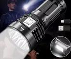 Nieuwe zaklamp met 8 krachtige leds met laadsnoer, Caravans en Kamperen, Zaklampen, Ophalen of Verzenden, Nieuw, Accu