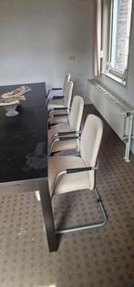 12 Vergaderstoelen / Eetstoelen - Hoge Kwaliteit, Ophalen, Gebruikt, Overige kleuren, Metaal