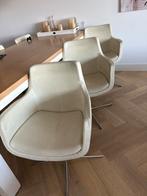 Designer Eethoek, incl. 6 lederen kuipstoelen (was: € 3995,-, Huis en Inrichting, Tafels | Eettafels, Ophalen, Gebruikt, 100 tot 150 cm