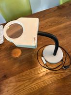 Optieas 3 Loeplamp - Bureaulamp, Huis en Inrichting, Lampen | Tafellampen, Ophalen of Verzenden, Gebruikt, Metaal