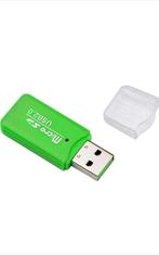 Nieuw, USB 2.0 Micro SD Cardreader, SD Kaart Adapter 2GB, Verzenden, Nieuw, 2 GB