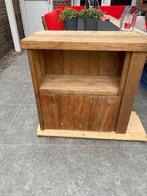 Gratis ophalen:teak kastje 81,5x 80 x 35 (BxHxD), Almelo, Huis en Inrichting, Ophalen, Gebruikt, Teakhout, Minder dan 50 cm