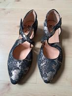 Think schoentje zwart gevlekt meet 38,5, Pumps, Zwart, Think!, Nieuw