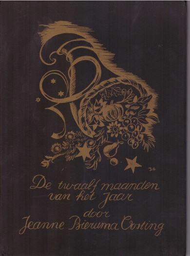De Twaalf maanden van het Jaar door Jeanne Bieruma Oosting, Antiek en Kunst, Kunst | Etsen en Gravures, Ophalen of Verzenden