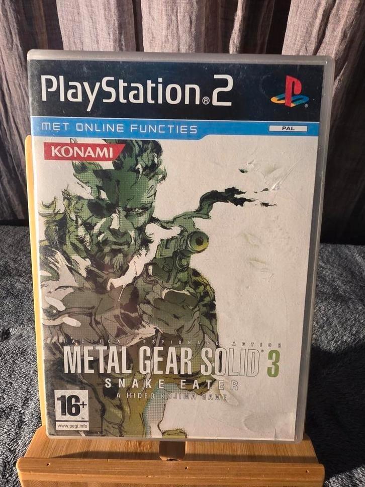 Metal Gear Solid 3: Snake Eater - PS2, Spelcomputers en Games, Games | Sony PlayStation 2, Gebruikt, Avontuur en Actie, 1 speler