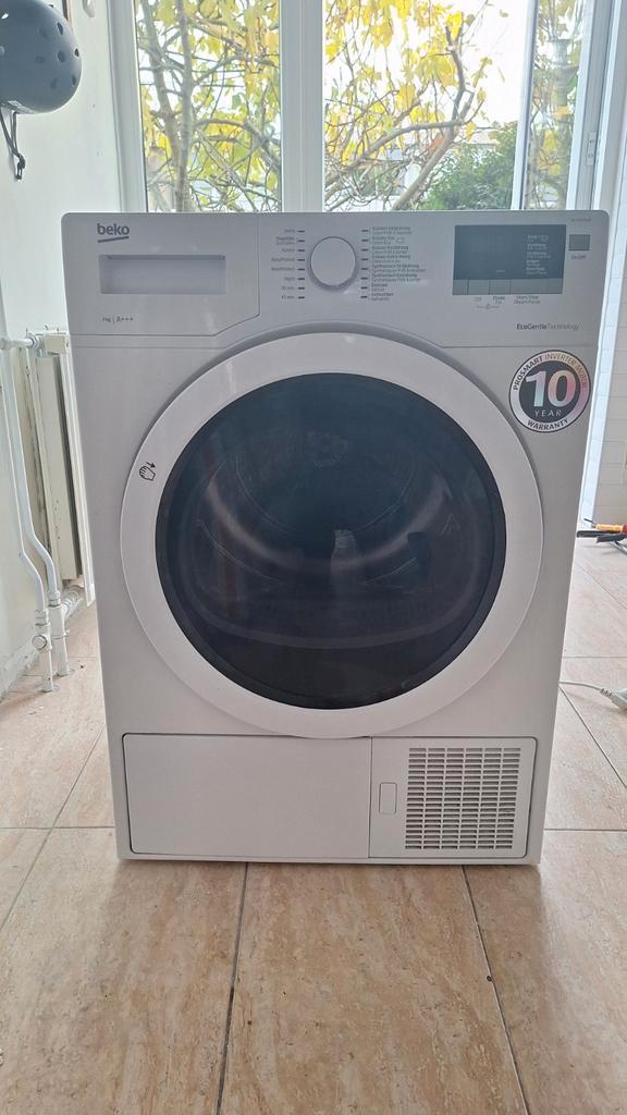 Beko warmtepompdroger (A+++), Witgoed en Apparatuur, Wasdrogers, Zo goed als nieuw, Condens, Voorlader, 6 tot 8 kg, 85 tot 90 cm