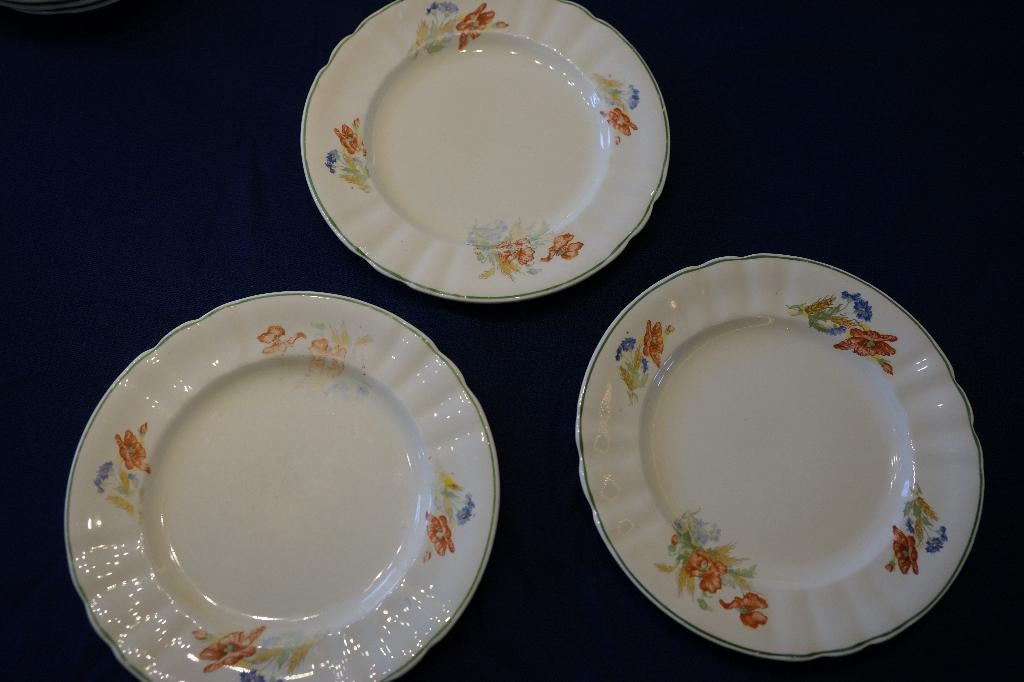 Servies Société Céramique Maastricht - 1957A- Klaproos, Ophalen of Verzenden