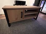 Nieuw Audio TV-meubel Eiken & staal – softclose deur - 118cm, Huis en Inrichting, Ophalen, 100 tot 150 cm, Nieuw, Minder dan 100 cm