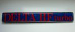 Origineel Lancia Delta HF Turbo badge logo jaren 80, Ophalen of Verzenden, Gebruikt, Lancia