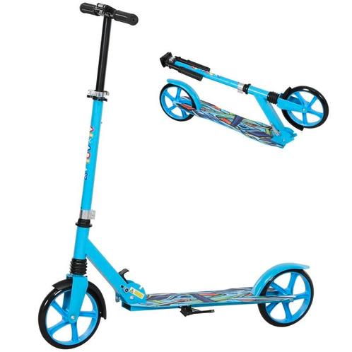 Blauwe inklapbare step autopet stuntstep step, Fietsen en Brommers, Steps, Nieuw, Gewone step, Ophalen of Verzenden