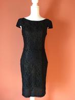 Esprit zwart kanten glans jurk maat 36, Verzenden, Zwart, Zo goed als nieuw, Maat 36 (S)