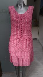 Steilmann prachtige jurk roze wit maat 40 met laagjes, Maat 38/40 (M), Ophalen of Verzenden, Roze, Steilmann