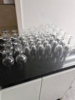 Antiek Kristal Glasservies 40 delig, Ophalen, Glas of Glazen, Gebruikt, Glas