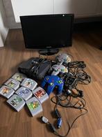Nintendo 64 complete set, Ophalen, Gebruikt, Met 3 controllers of meer, Met games