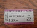 oud entree kaartje Feijenoord - Ajax seizoen 1983-1984, Verzamelen, Sportartikelen en Voetbal, Ophalen of Verzenden, Zo goed als nieuw
