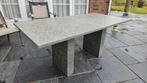 Granieten tuin tafel, Tuin en Terras, Tuinsets en Loungesets, Ophalen, Zo goed als nieuw, Overige materialen