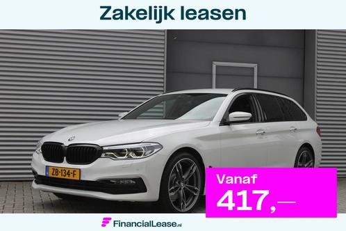BMW 5 Serie Touring 520i High Executive I Aut. I Navi I Came, Auto's, BMW, Bedrijf, Lease, Financial lease, 5-Serie, ABS, Achteruitrijcamera
