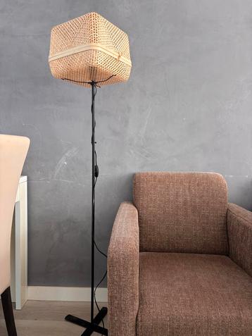 IKEA Stalamp met Houten Lampenkap