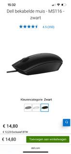 Dell bekabelde muis - MS116 - zwart, Ophalen, Nieuw