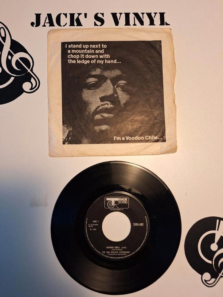 Jimi Hendrix Experience - Voodoo Chile 7" Single (1968), Cd's en Dvd's, Vinyl | Pop, Gebruikt, 1960 tot 1980, Ophalen of Verzenden