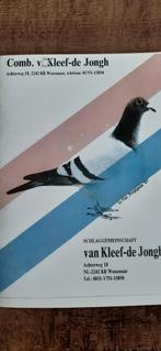 Comb. v Kleef-de Jongh Catalogus, Dieren en Toebehoren, Meerdere dieren, Postduif