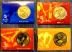 4 munten / penningen OS Sydney, Postzegels en Munten, Munten | Nederland, Verzenden, Koningin Beatrix, Euro's, Setje