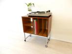 vintage kast 1970 lp kast tv meubel mid century palissander, Verzamelen, Retro, Ophalen of Verzenden, Huis en Inrichting