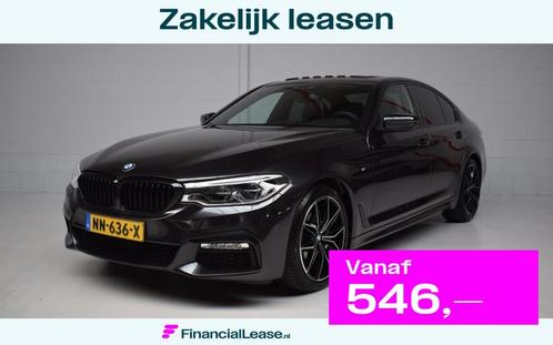BMW 5-serie 540i M-SPORT ORG.NED / NAP / SCHUIFDAK / HEAD-UP, Auto's, BMW, Bedrijf, Lease, Financial lease, 5-Serie, ABS, Achteruitrijcamera