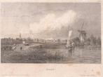 Den Haag Haag Staalgravure ca. 1830 Gezicht op den Haag, Ophalen of Verzenden