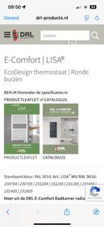 DRL LISA22 elektrische badkamerradiator 500x1200 mm nieuw, Doe-het-zelf en Verbouw, Verwarming en Radiatoren, Ophalen, 30 tot 80 cm