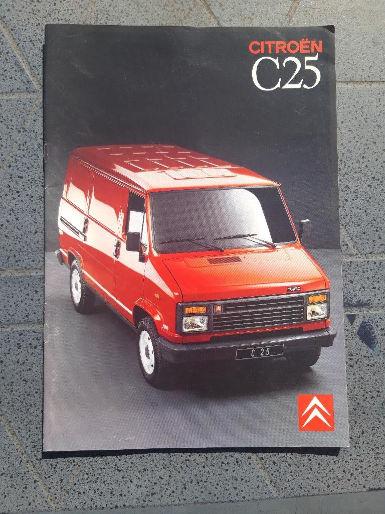 folder Citroën C25 modeljaar 1990, Ophalen of Verzenden, Zo goed als nieuw, Citroën