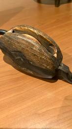 Antieke Houten Katrol, Antiek en Kunst, Ophalen of Verzenden