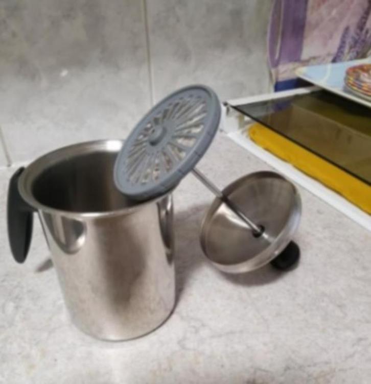 Zgan cappuccino Opschuimer - RVS merk brevettato italy, Huis en Inrichting, Keuken | Keukenbenodigdheden, Zo goed als nieuw, Ophalen of Verzenden