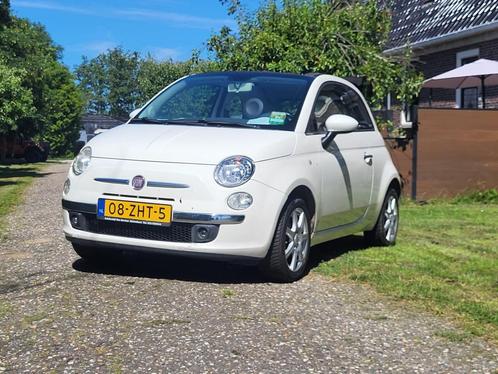 Fiat 500 1.4 16V C 2010 Wit cabrio, Auto's, Fiat, Particulier, ABS, Bluetooth, Centrale vergrendeling, Climate control, Elektrische ramen
