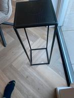 2x Industriele Zwarte Plantentafeltjes, Ophalen, Minder dan 55 cm, Metaal of Aluminium, Vierkant