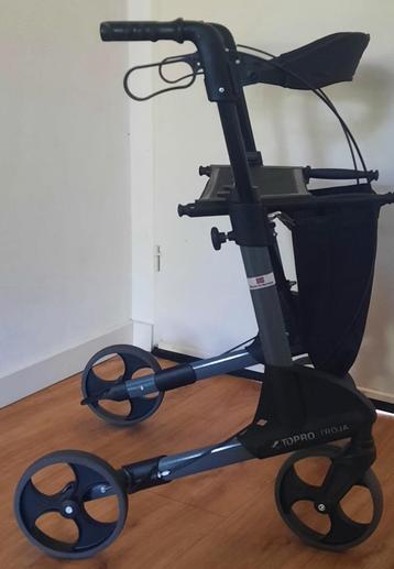 Rollator merk: Topro Troja 7kg M+ Rugsteun + Dienblad + Tas  beschikbaar voor biedingen