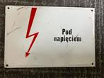 Vintage Pools emaille bord, Antiek en Kunst, Ophalen of Verzenden