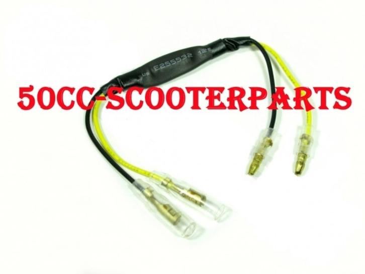 Aansluitkabel Voor Led Knipperlichten Met Weerstand 5W 12139, Motoren, Tuning en Styling, Ophalen of Verzenden