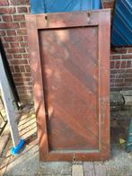 hardhouten luiken, 2x, 127x65-66cm, 4,5 dik, balken 8,5cm., Ophalen, Gebruikt, 80 tot 100 cm