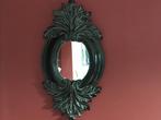 Zwarte, klassiek/chique spiegel in massief hout 28 x 52cm !!, Huis en Inrichting, Woonaccessoires | Spiegels, Minder dan 100 cm