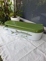 Mooi vintage geëmailleerde VIS kookpan, Ophalen of Verzenden, Zo goed als nieuw, Overige materialen, Overige typen