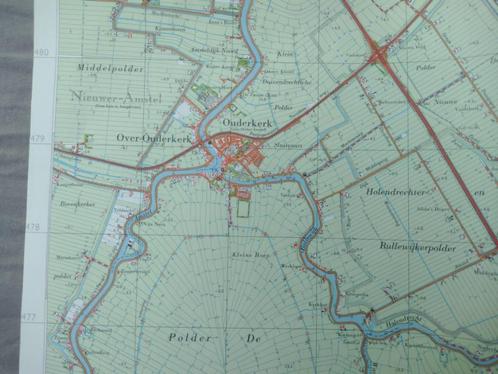 25 G Ouderkerk Abcoude Kerklust Plattegrond 1961, Antiek en Kunst, Kunst | Litho's en Zeefdrukken, Ophalen of Verzenden
