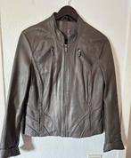 Leren damesjas, Ophalen of Verzenden, Zo goed als nieuw, Maat 42/44 (L), Zwart