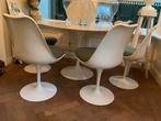 4x tulpstoelen Saarinen origineel, Ophalen of Verzenden, Gebruikt, Metaal